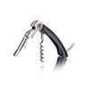 Tire-bouchon sommelier 3-en-1 2 crans avec coupe-feuille et décapsuleur 12,5 cm noir VACU VIN