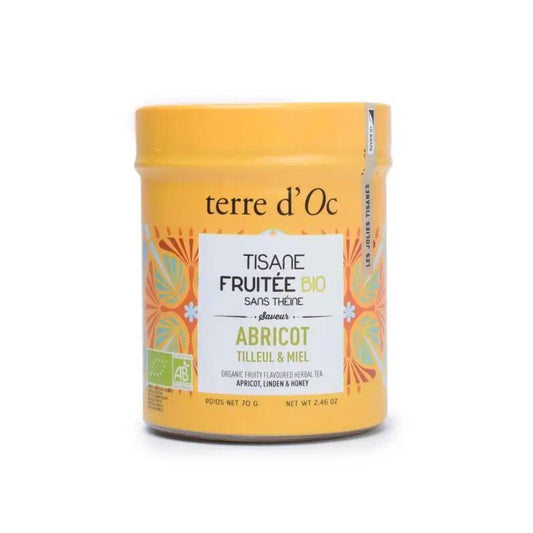 Tisane bio abricot tilleul miel 70g