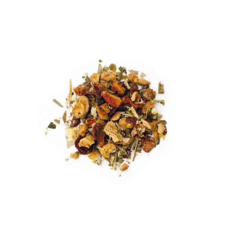 Tisane fraise, litchi et basilic bio en vrac 80g Terre d'Oc