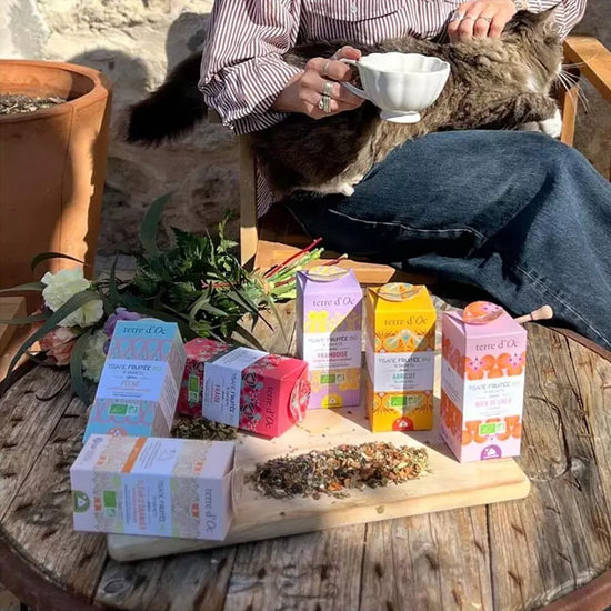Tisane framboise, fleur de sureau et grenade bio 15 sachets Terre d'Oc