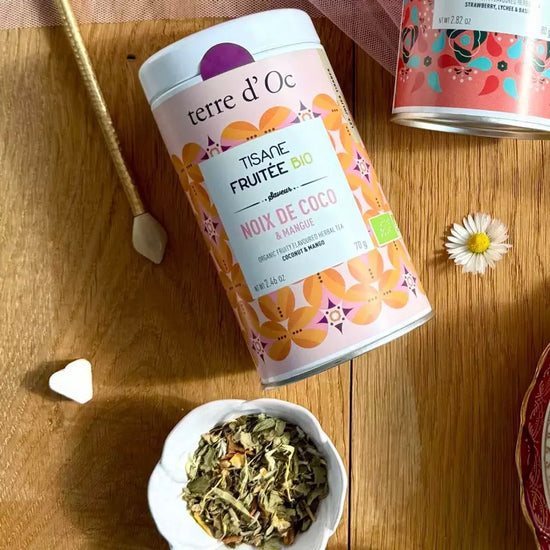 Tisane noix de coco et mangue bio en vrac 70g Terre d'Oc