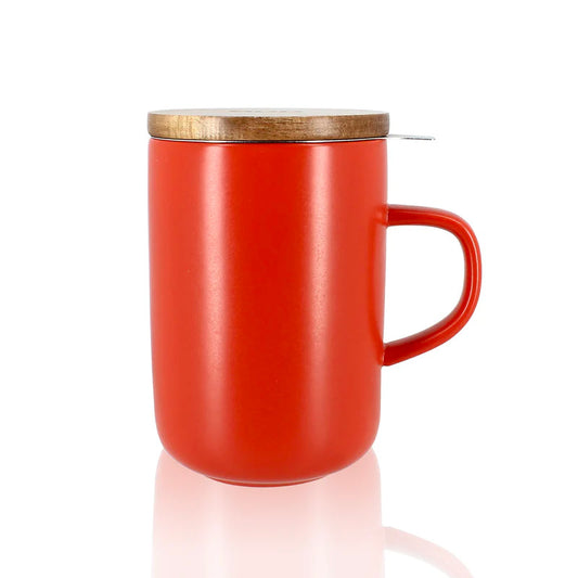 Tisanière en grès paprika 475 mL Juliet Ogo