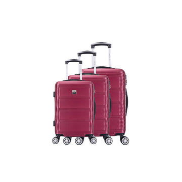 Set de 3 valises 8 roues Polycarbonate & ABS Bordeaux France bag