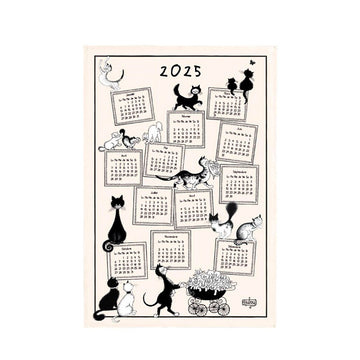 Torchon Dubout Calendrier 2025