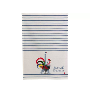 Torchon recyclé french cocorico