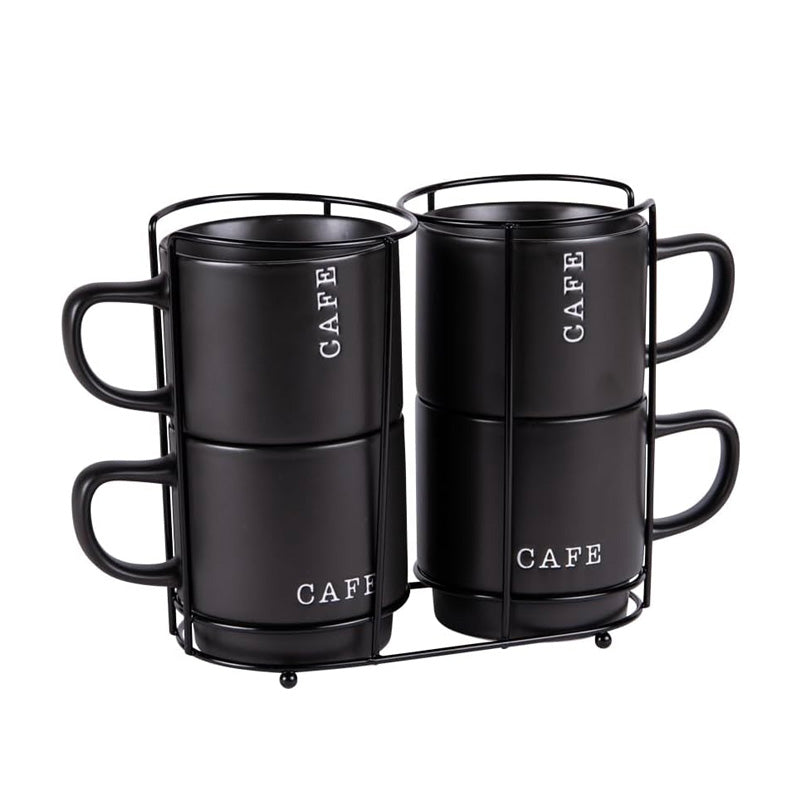 Tour de 4 mugs à café 39cl