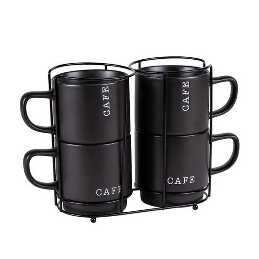 Tour de 4 mugs à café 39cl