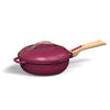 Poêle à tout faire en métal 24 cm rubis La Fabuleuse Cookut