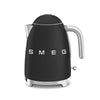 Bouilloire électrique 1,7 L Noir Mat Années 50 Smeg