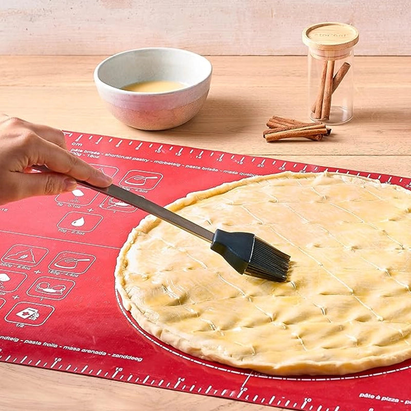 Pinceau à pâtisserie gris en silicone Mastrad