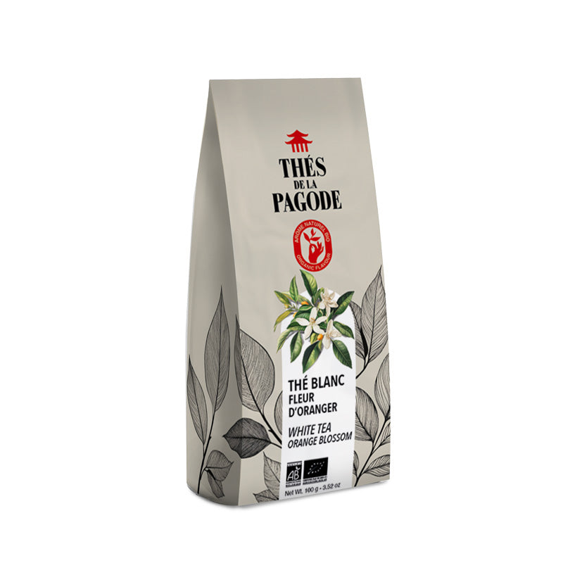 Thé blanc fleur d'oranger bio 100g Thés de la Pagode