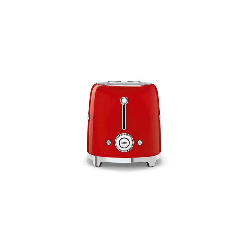 Grille-pain 2 tranches Rouge Années 50 Smeg