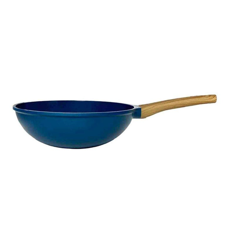 Wok en métal 28 cm myrtille L'Incroyable Cookut