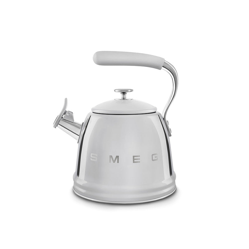 Bouilloire sifflante 2,3 L Inox Années 50 Smeg