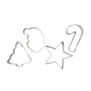 4 emporte-pièces de Noël en inox Scrapcooking
