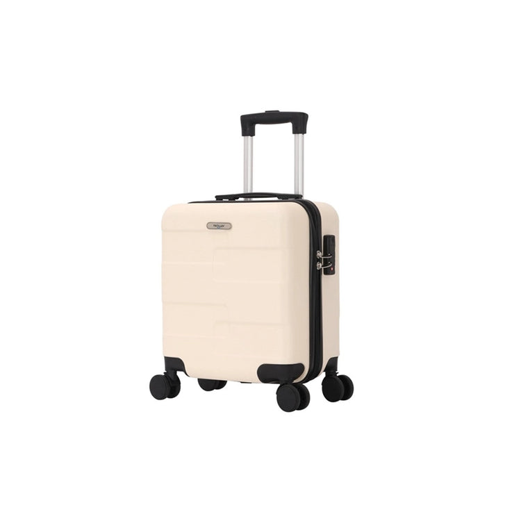 Valise Mini Carrée Cabine Crème Anti-choc 32L Allée du Commerce
