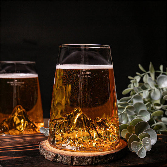 Verre à eau design Mont Blanc 450ml Topographic Alaskan Maker