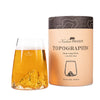 Verre à eau design Pic du Midi 450ml Topographic Alaskan Maker