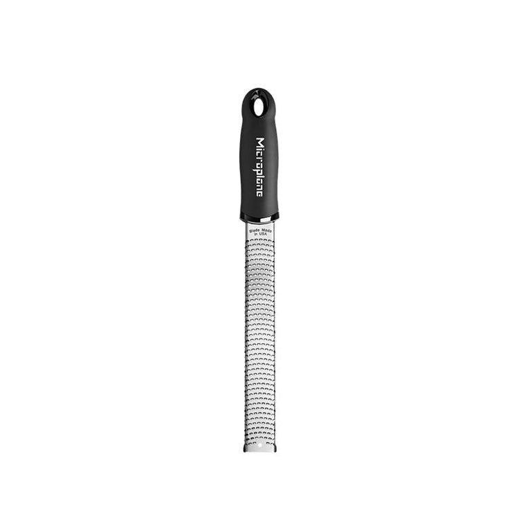 Râpe zesteur en acier inoxydable de 32.5 cm noir Premium Microplane