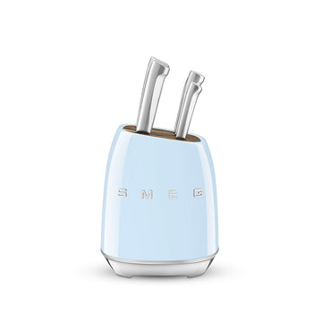 Bloc de 6 couteaux Bleu Azur Années 50 Smeg