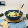 Wok 28cm antiadhésif Gris