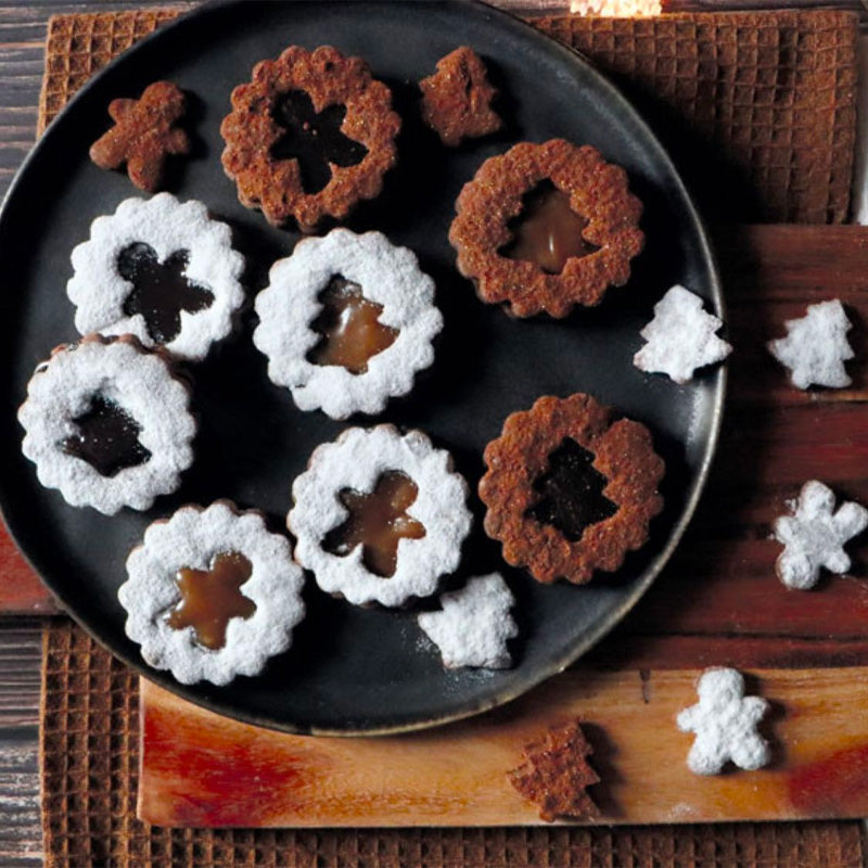 4 découpoirs de Noël en inox Linzer Scrapcooking