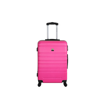 Valise cabine 4 roues ABS Fushia France bag