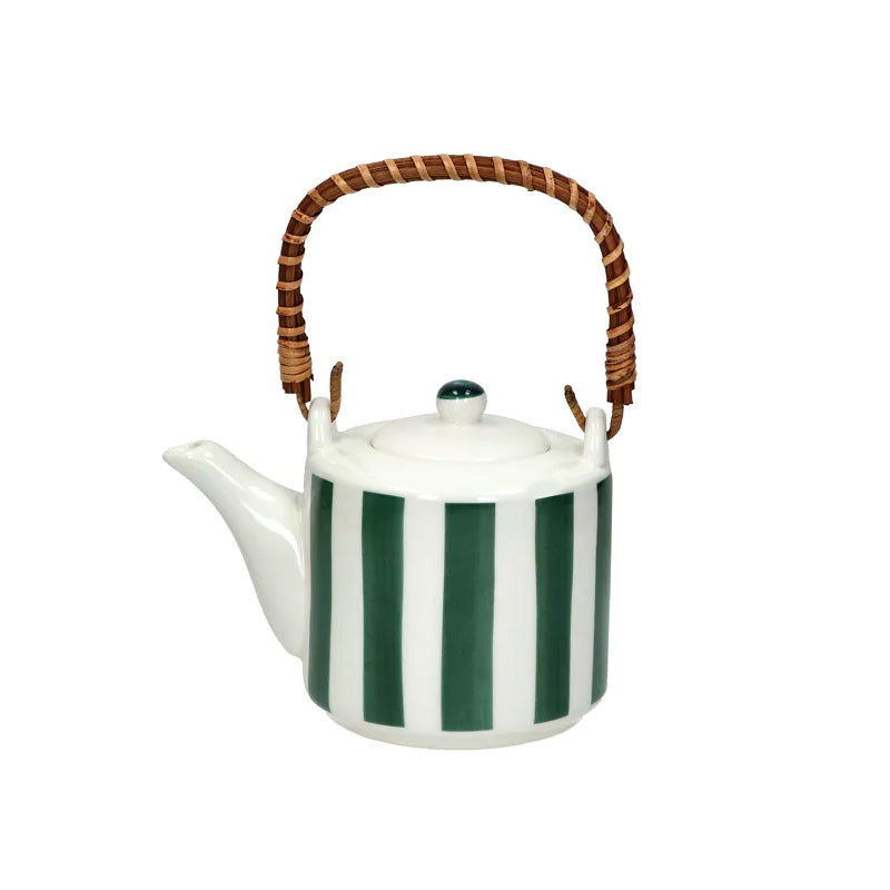 Theière en porcelaine 10 cm vert Mykonos Pomax