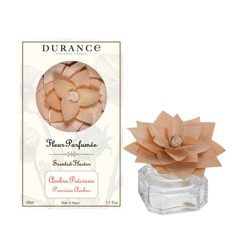 Fleur parfumée en bois 100 mL Ambre précieux Durance