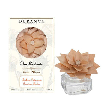 Fleur parfumée en bois 100 mL Ambre précieux Durance