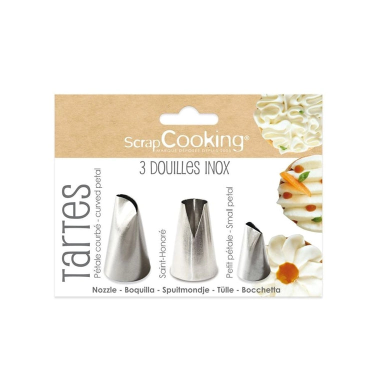 Set 3 Douilles Tartes Scrapcooking