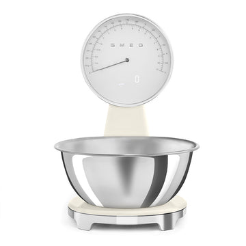 Balance de cuisine Crème Brillant Collezione Smeg