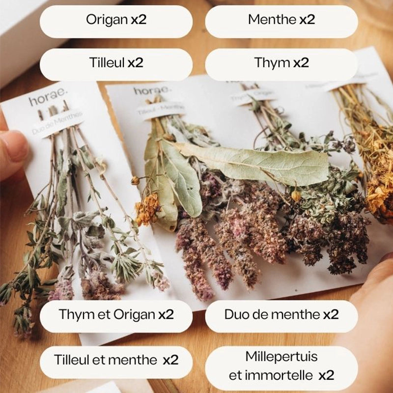 Coffret de 16 herbier d'infusion Bio Horae