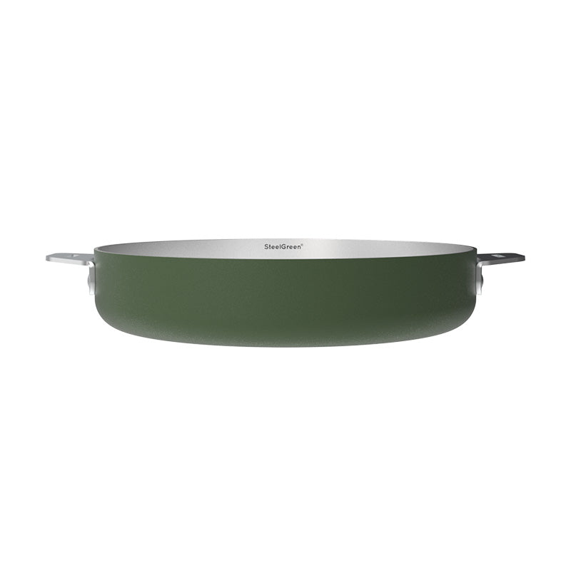 Poêle en inox 24 cm fougère La Merveilleuse Cookut