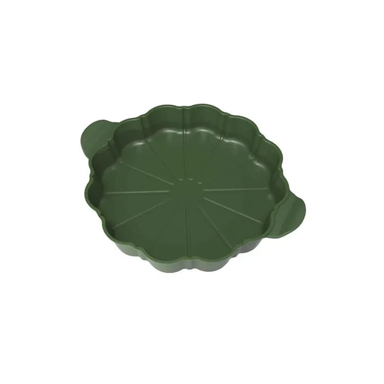 Plat à tarte de 29 cm en vert fougère Le Formidable Cookut