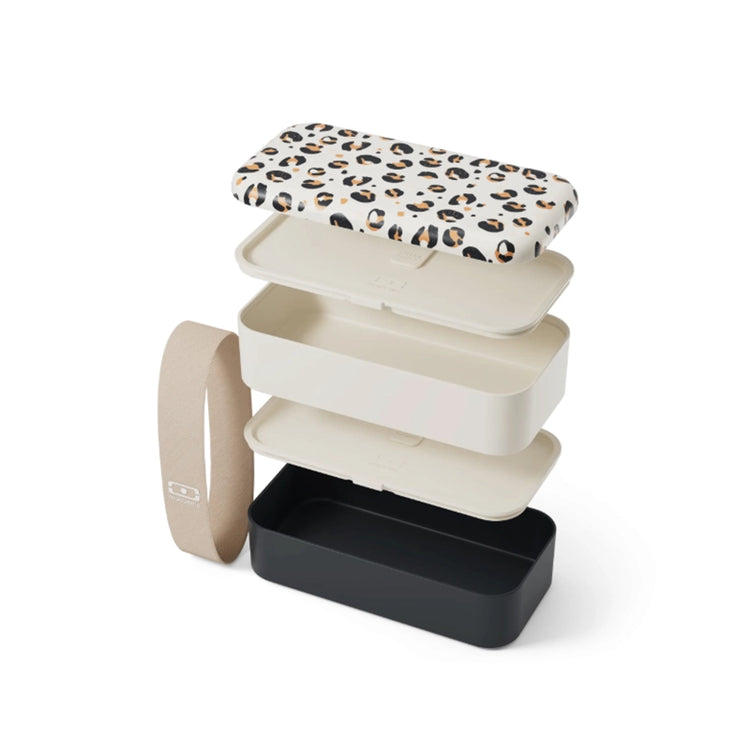 Lunch box Bento Original Graphic Leopard Monbento