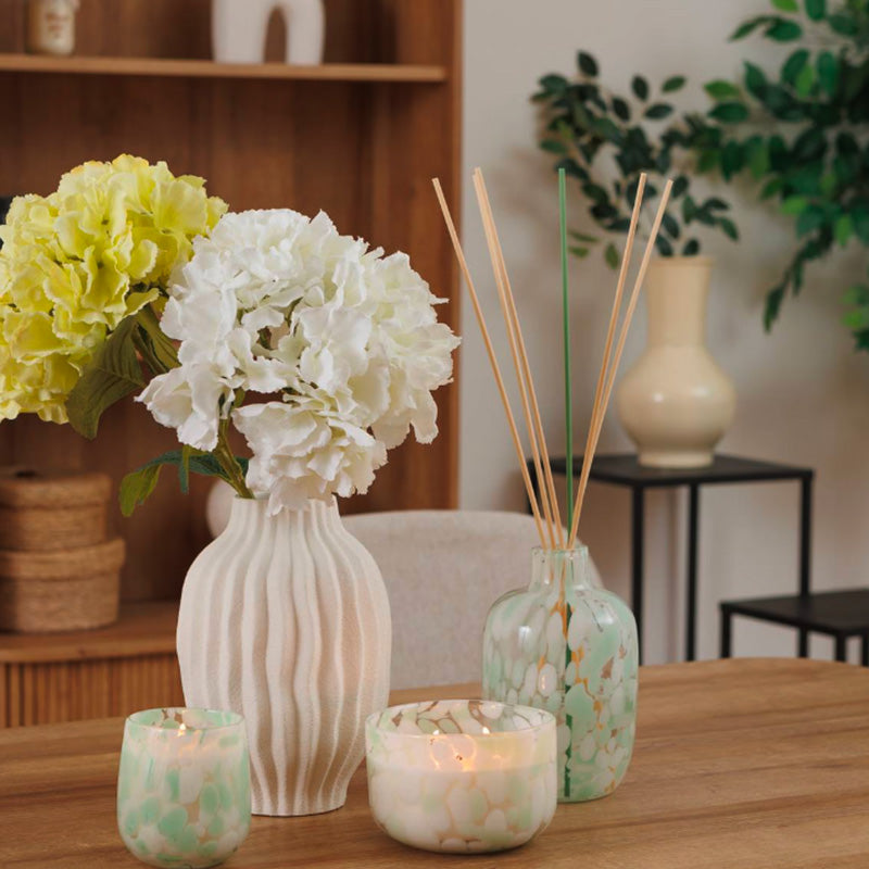 Bougie parfumé 540g Mancha fleur de lin Atmosphera