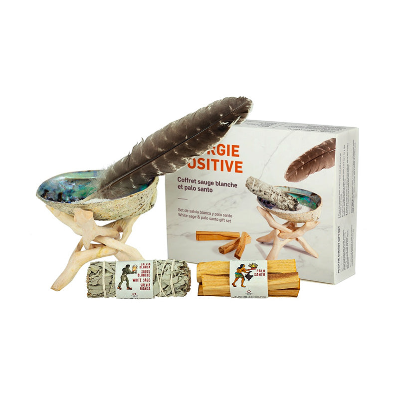Coffret Énergie Positive Sauge et Palo Santo Tierra Zen