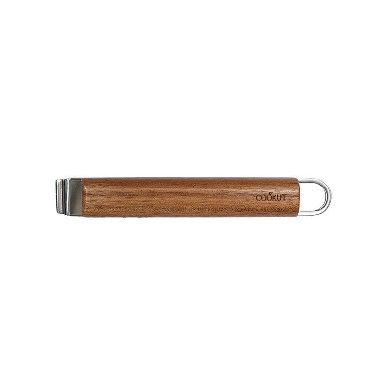 Poignée en inox 18 cm acacia massif La Merveilleuse Cookut