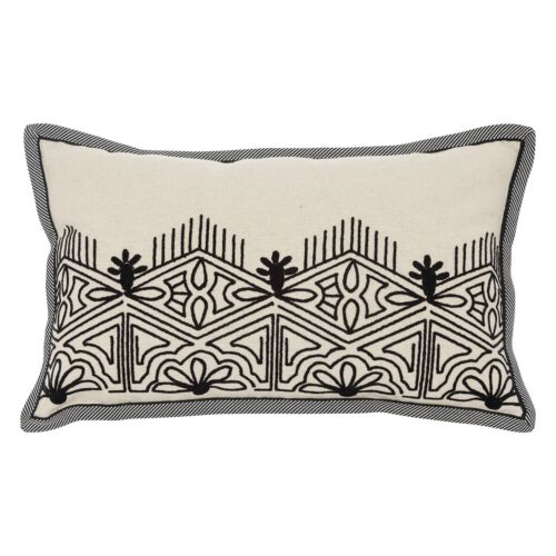 Coussin broderie exotic panama 30x50