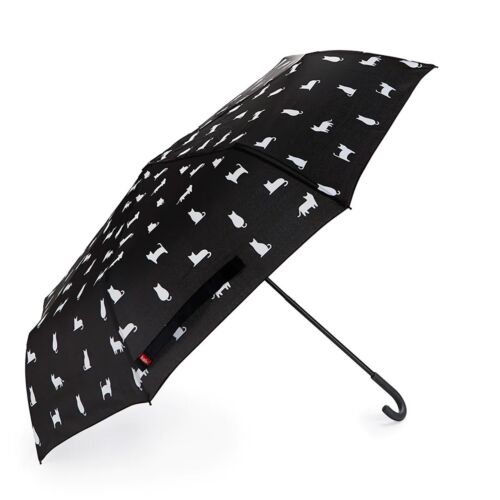 Parapluie enfant miaou nylon noir
