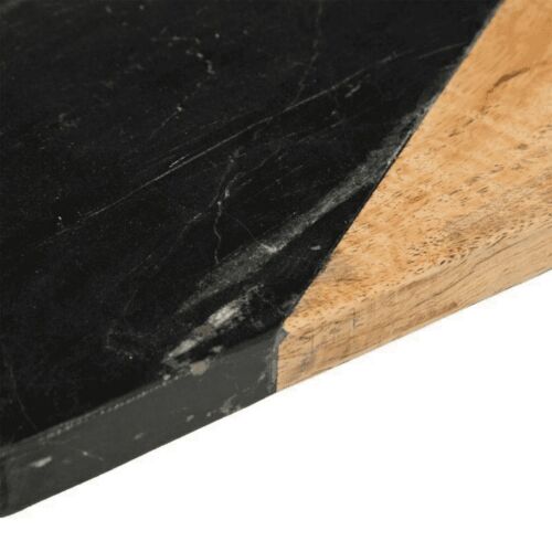 Planche effet marbré noir 30X15cm