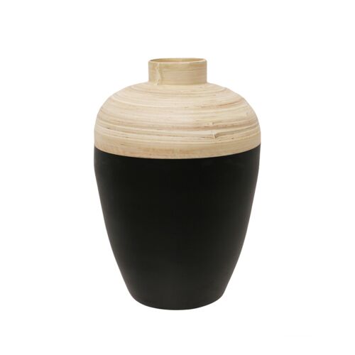 Vase en Bambou Noir