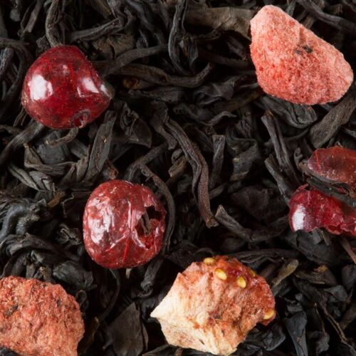 Thé noir 4 fruits rouges 100g