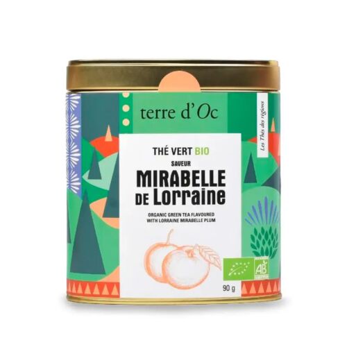 Thé vert bio mirabelle de Lorraine 90g