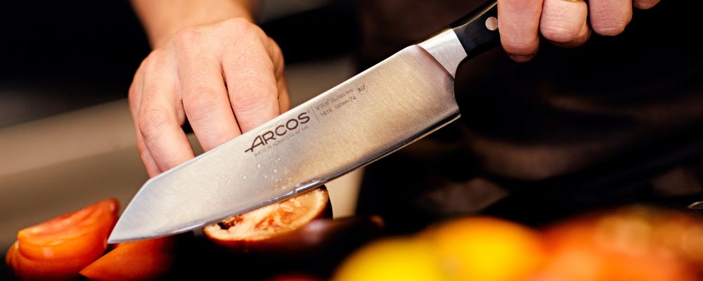 Aiguiseur ergonomique 2 fonctions Arcos - Affuteur couteaux ARCOS